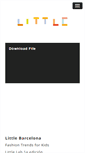 Mobile Screenshot of littlebarcelona.com